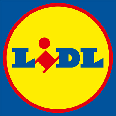 Logotipo corporativo de la cadena de supermercados alemana Lidl